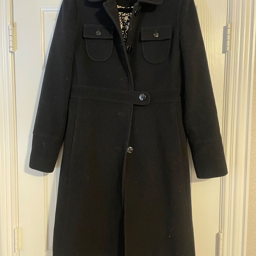 Black Wool Jacket - image 4